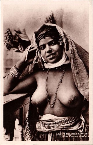 Cpa jeune femme arabe - pc,