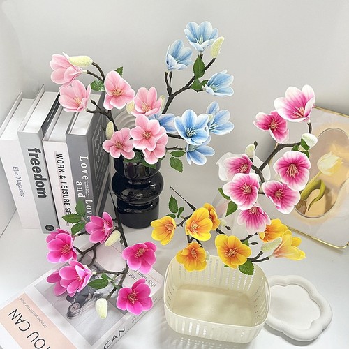 Fleurs style magnolia tige - 7,
