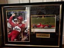 Michael Schumacher Signature With COA 