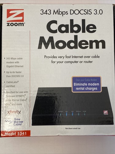 Zoom 343 mbps docsis cable - 343,