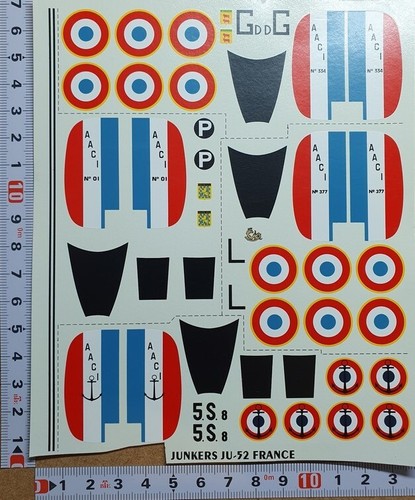 Decals junkers ju 52 - junkers, ju-52