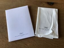 Chiffon De Nettoyage Pour Montre IWC - Neuf - Blanc - Collection De Montres