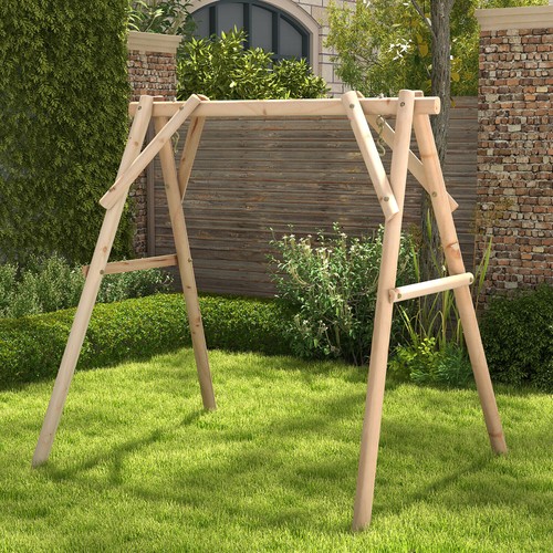 Wooden swing frame solid - wooden,