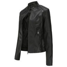 Hiseng Veste Simili Cuir