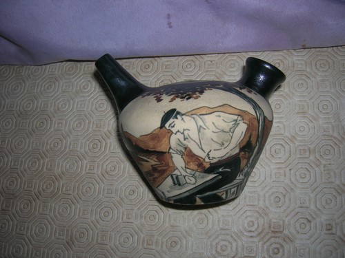 Cruche porron gres basque - porron,