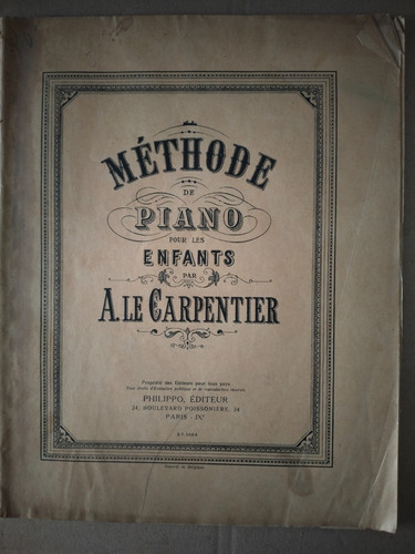 Partition ancienne piano - partition,