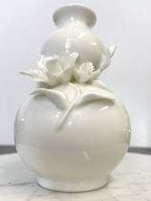 China White Porcelain Double Water Bottle Vase