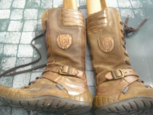 Bottes lumberjack cuir - bottes,