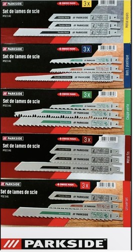Parkside set lames pour - de,