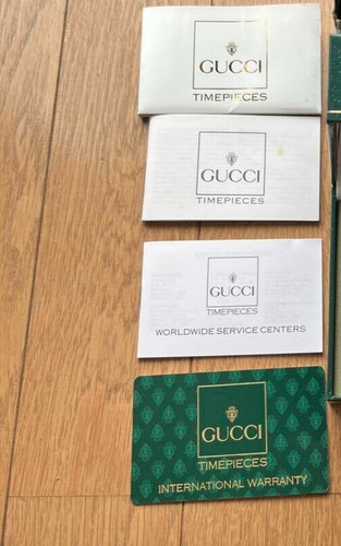 Véritable gucci watch - gucci, booklet