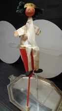 ANCIENNE MARIONNETTE 1930 TIGE MAIN CORNET RARE JOUET ANCIEN COLLECTION.........