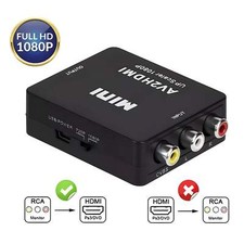 RCA AV to HDMI Converter Composite CVBS Video Adapter