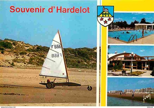 Carte postale hardelot - -,
