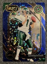 2024 Panini Select - Club Level Boomer Esiason #209 Blue Disco Prizm /25