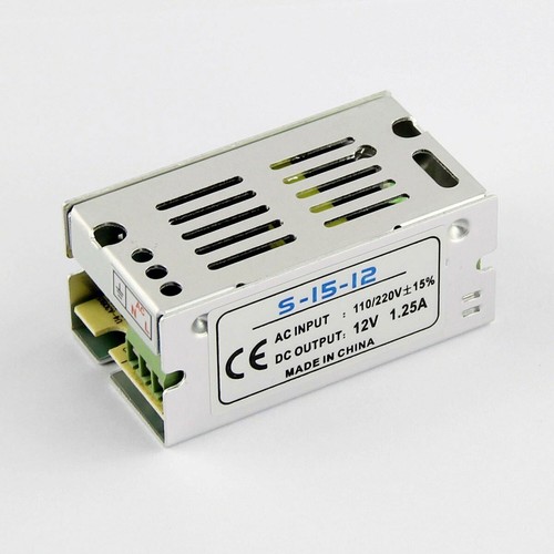 12v 25a 15w alimentation - 12v, 1.25a