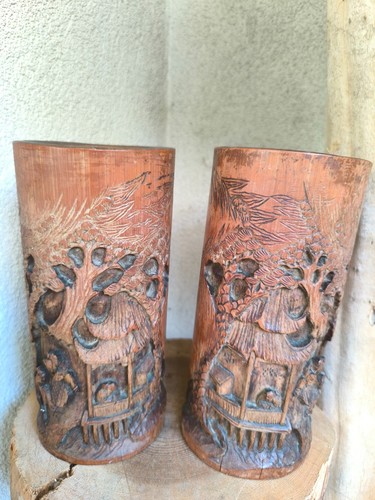 Pots pinceaux anciens - pinceaux,