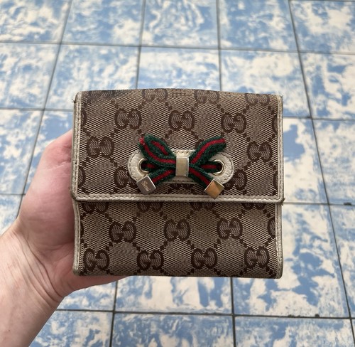 Gucci portefeuille femme toile - gucci,