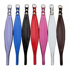 Collier Pour Chien Chiens Greyhound Lurcher Whippet Fait Main En Cuir Véritable