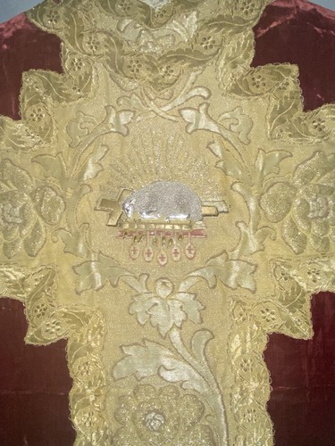Chasuble ancienne pianeta - chasuble,