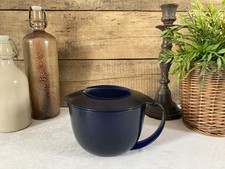 1125⚜️ Pichet Tupperware Microplus 1 Litre Couleur Bleu Foncé Diametre 15 Cm