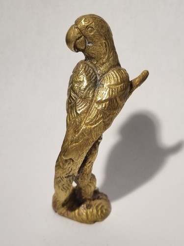 Perroquet bronze doré - doré, /