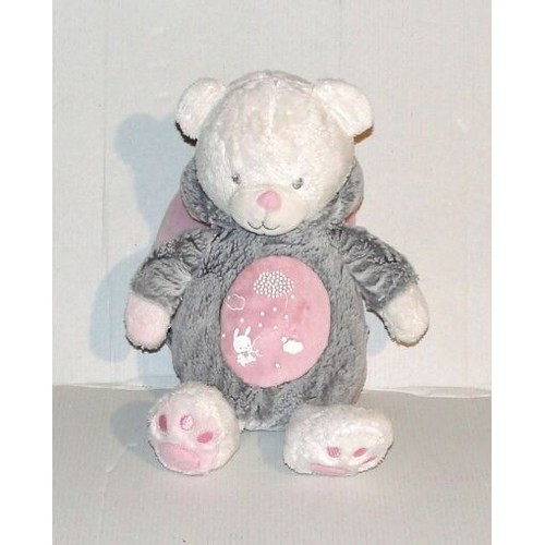 Doudou ours peluche blanc - doudou,