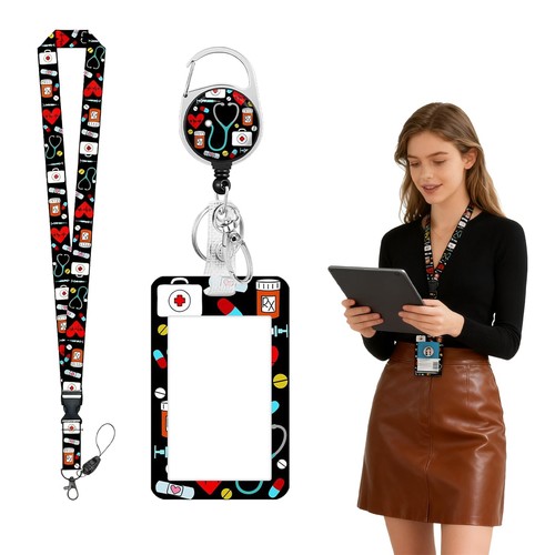 Porte badge tour cou - porte,