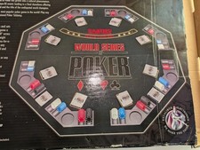 WORLD SERIES OF POKER PROFESSIONAL Folding TABLETOP Games Night Mancave Portable