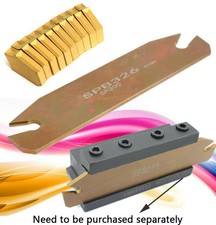 SPB26-3 Porte-outil À Tronçonner Pour Rainurage 26 Mm Avec Inserts 10 Pièces