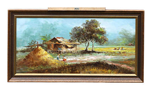 Tableau huile sur toile - tableau,