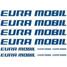 Eura Mobil L autocollant sticker camping car caravane caravan 10 Pièces