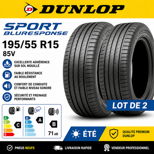 Lot pneus dunlop sport - pneus,