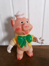 Vintage NAF NAF yellow 3 LITTLE PIGS 17cm DISNEY DELACOSTE 1968