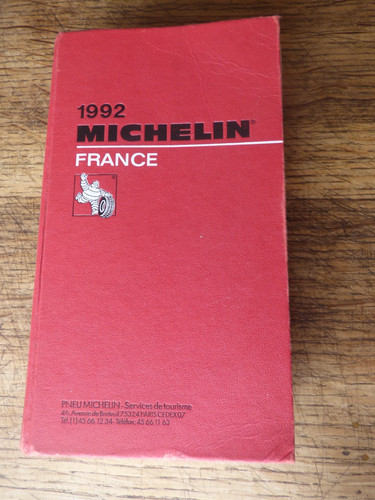 Guide michelin 1992 france - guide, +