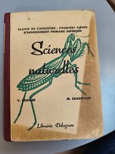 Livre Sciences Naturelles