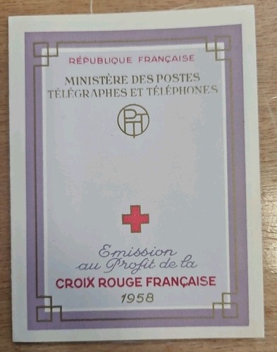 France carnet croix rouge 1958 - rouge,