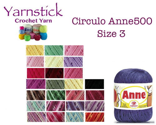 Circulo anne500 fil crochet - circulo, de