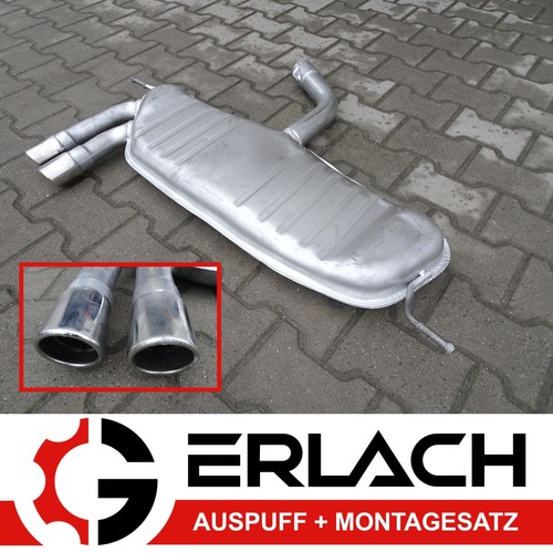 Pot échappement pour audi - d'échappement,