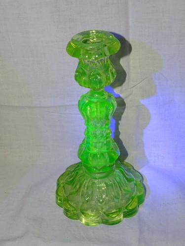 Ancien bougeoir verre - bougeoir, en
