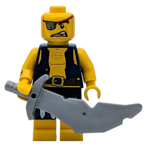 Lego figurine pirate vert bleu - pirate, vert/bleu