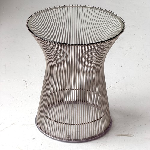 Chrome side table warren - by,