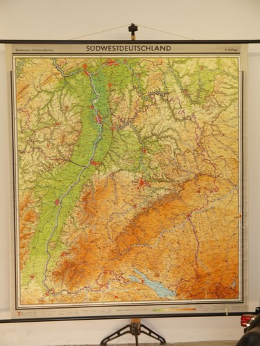 Carte murale scolaire - murale, du