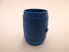 Playmobil Pirates Accessory - Blue Barrel Wooden Barrel 5136 5139 5141