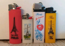 VINTAGE PARIS TOUR EIFFEL GAS LIGHTERS LIGHTER LIGHTER LIGHTER LIGHTER LIGHTER LIGHTER BIC