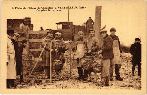 Cpa peche etang de - l'etang,