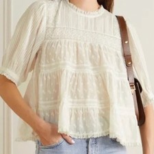 Doen Adnet Blouse, Salt, Size S
