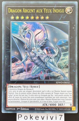 Carte dragon argent - yu-gi-oh!,