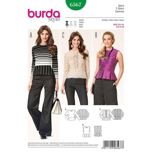 6567 patron burda 3 - 6567,