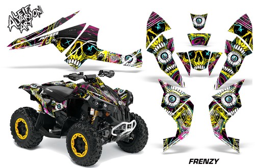 Atv decal graphics kit quad - atv,