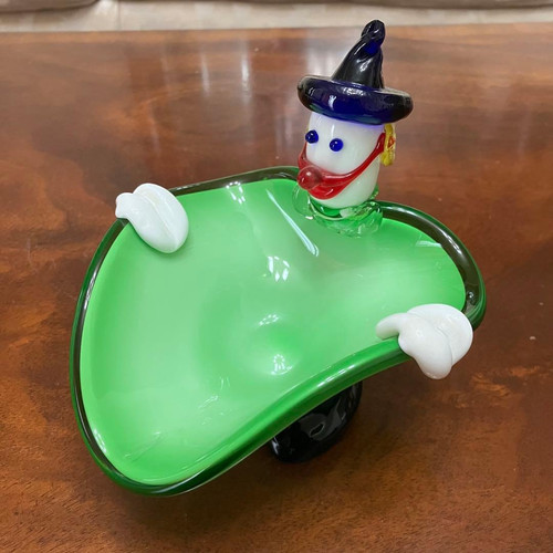 Plateau bijoux clown en - clown,